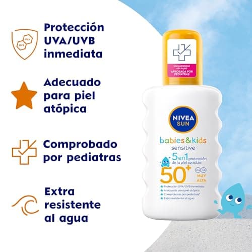 Detalle 2 de NIVEA SUN Babies & Kids FP50+ SPF50+