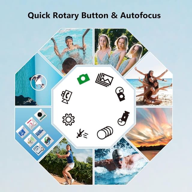 Detalle 1 de IXNAIQY Digitalkamera 4K 48 MP mit 16× Zoom