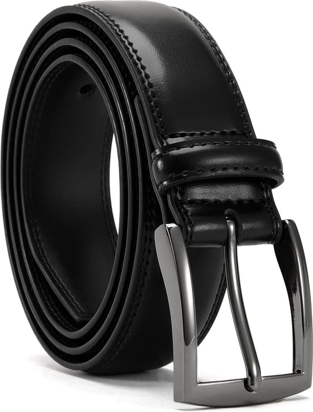 Detalle de YOORAN Gürtel Herren Leder 33 mm