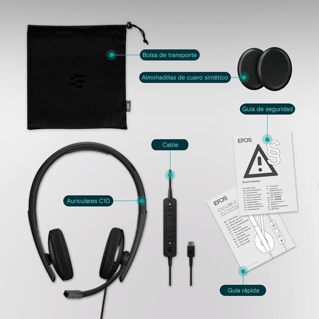 Thumbnail 4 de EPOS SENNHEISER C10: Auriculares con micrófono USBS