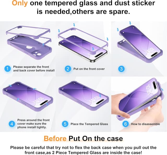 Thumbnail 6 de iPhone 15 Pro Max case 6.7 inch, lilac