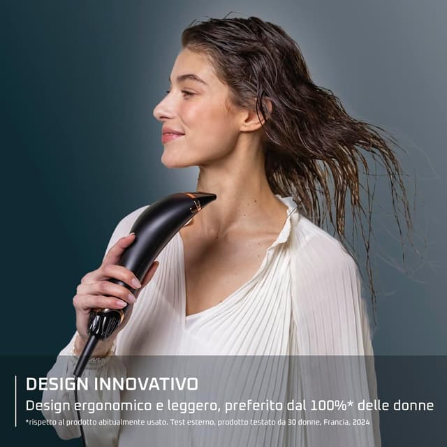 Detalle de Rowenta Ultimate Experience Air Motion CF8C20E0: asciugacapelli con effetto Coanda e pettine lisciante