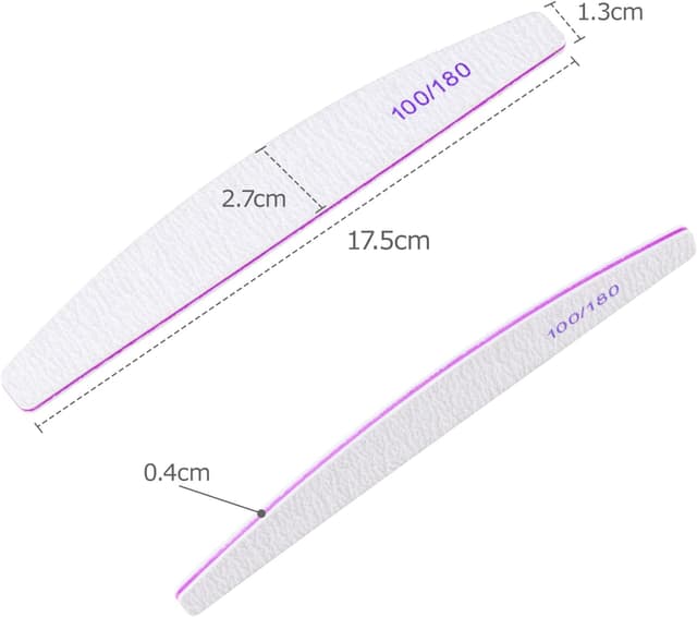 Detalle 2 de Profi Nagelfeile 20er Set 100/180 Grit