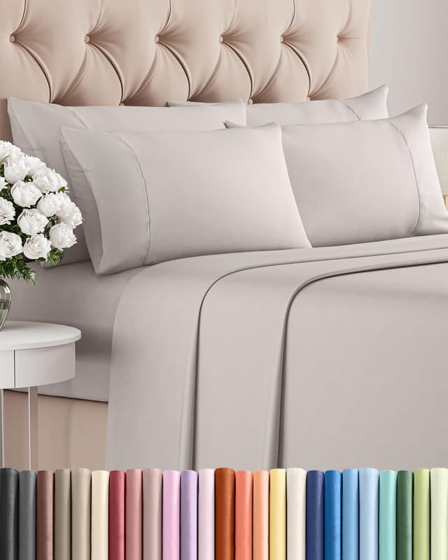 Detalle de Queen 6-Piece Sheet Set 16-inch pockets