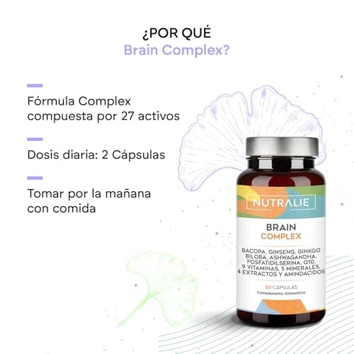 Thumbnail 2 de Brain Complex Nutralie - Mejora Memoria y Concentración 💊