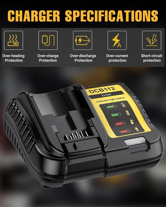 Thumbnail 5 de 18V 5.0Ah DCB182 battery replacement