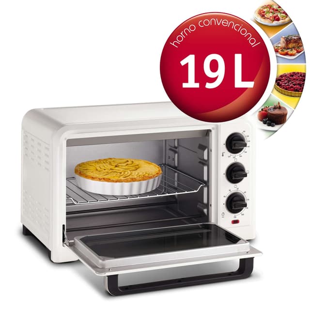 Detalle 2 de Moulinex OX4411 19 L horno de sobremesa con temporizador y 3 modos de cocción
