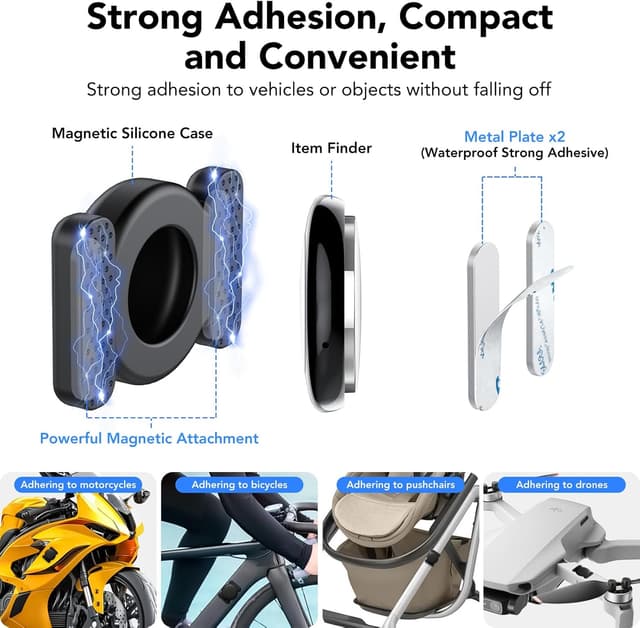 Thumbnail 6 de Air Tracker Tags 4 pack Find My, IP68