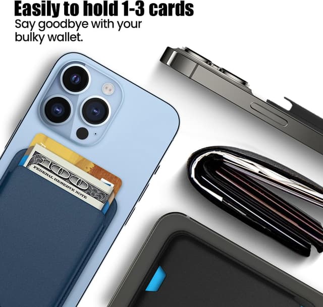 Detalle de iLodn Magnetic Wallet for MagSafe, 3 cards