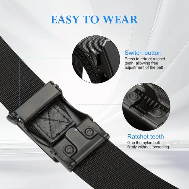 Thumbnail 2 de VINATO Cinturón Táctico Elástico 4 cm x 125 cm