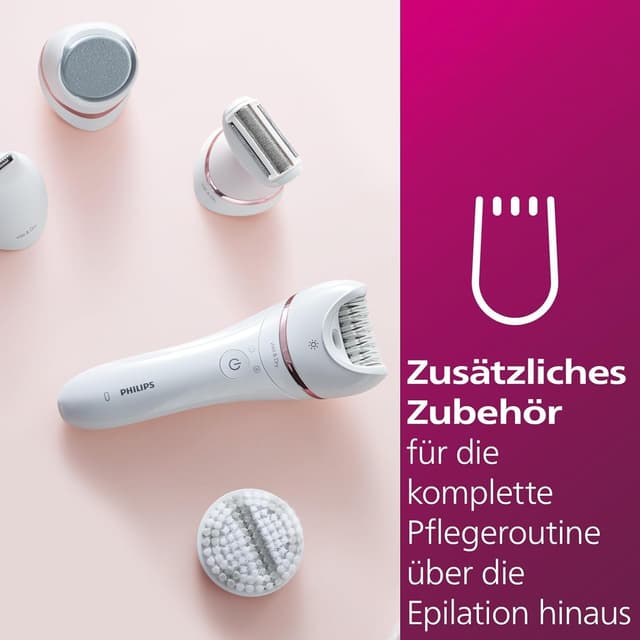 Thumbnail 4 de Philips Epilierer Series 8000 BRE740/10 9 Zubehör