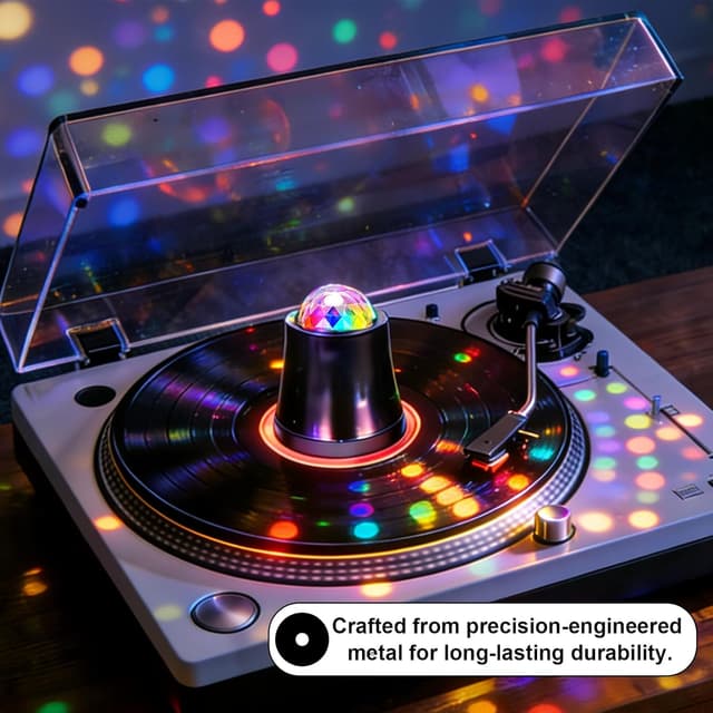 Detalle de 300g Vinyl Record Clamp with LED lighting