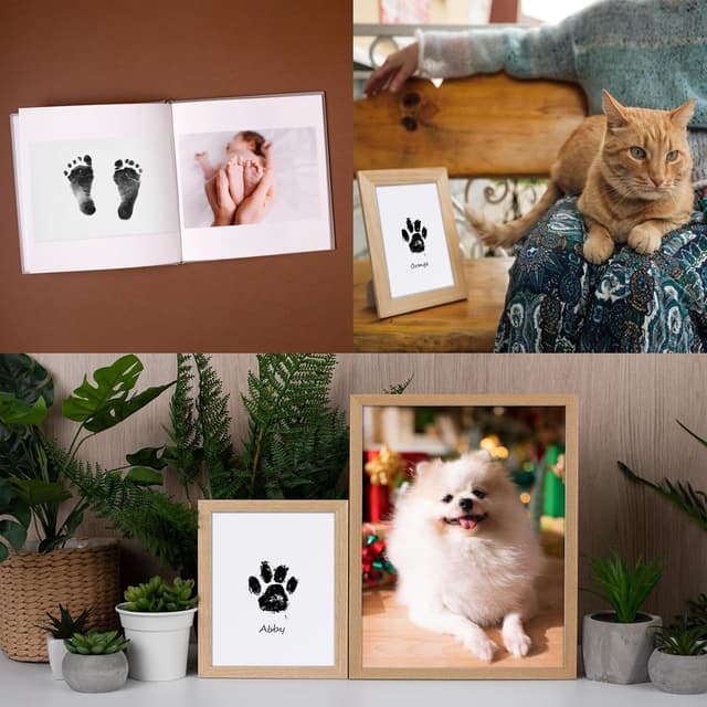 Thumbnail 5 de Nabance Baby Handprint Kit 4 inkless pads 🐾