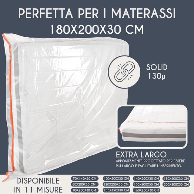 Thumbnail 1 de Custodia materasso matrimoniale 180x200 cm spessore 30 cm