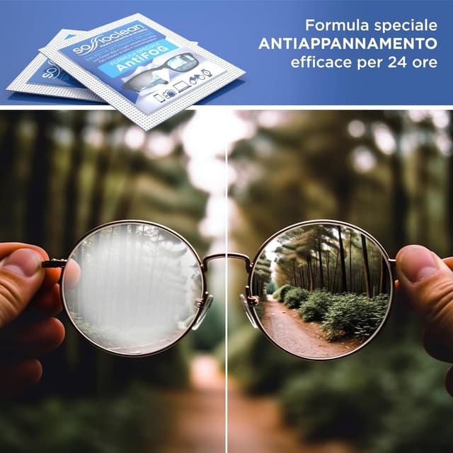 Thumbnail 2 de Soffioclean 200 salviette pulizia occhiali 11,5x14,5 cm