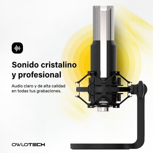 Thumbnail 2 de Owlotech Q1 micrófono condensador cardioide negro 🎤