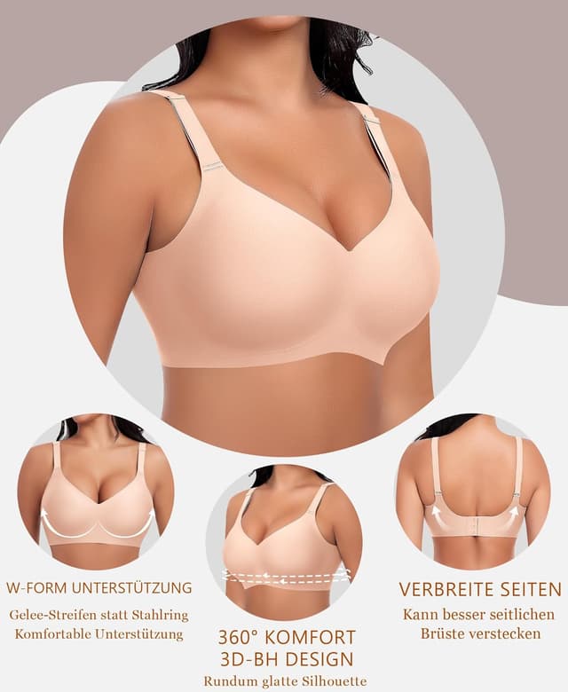 Detalle 2 de Ganado BH Ohne Bügel Nahtloser Bralette