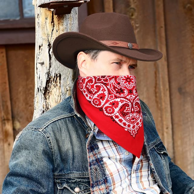 Detalle 1 de Cowboy hat set 2 pack for western wear