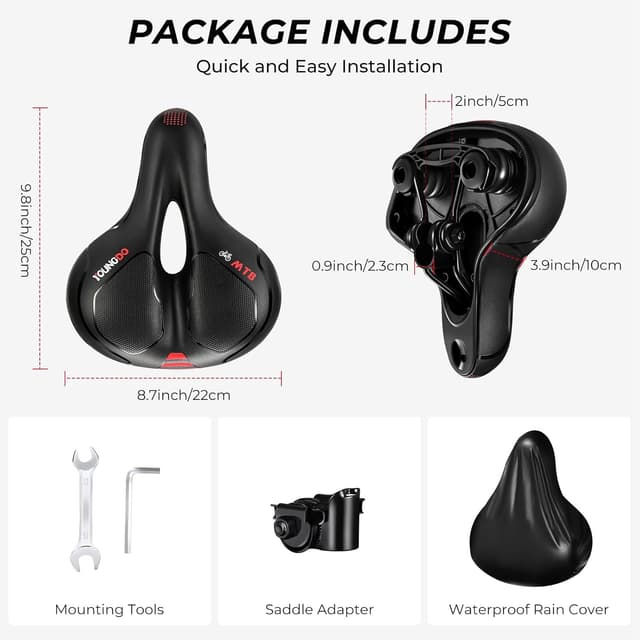 Thumbnail 3 de YOUNGDO Bicycle Saddle Gel comfort ergonomic seat
