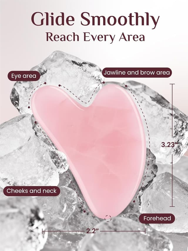 Thumbnail 1 de Rena Chris Rose Quartz Gua Sha for Jawline Sculpting 💆♀