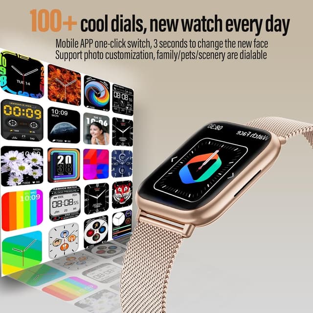 Thumbnail 6 de Reloj Inteligente Mujer Rose Gold con Llamadas y Deporte