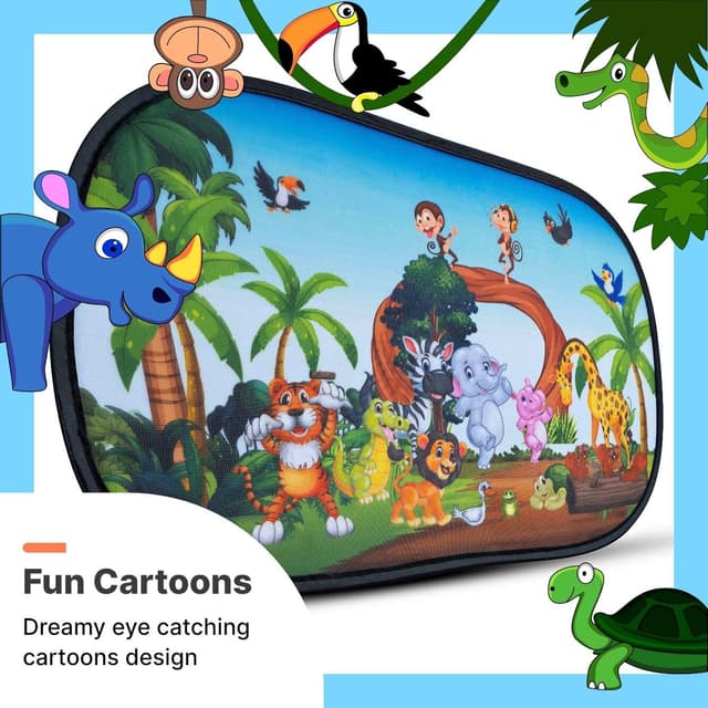 Thumbnail 3 de Karids Car Sun Shade 48x30cm 2 Pack