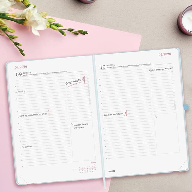 Detalle 1 de Finocam Agenda 2026 1 Día Página