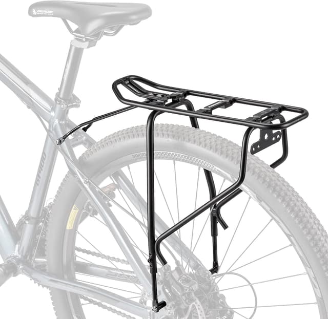 Detalle de Portapacchi posteriore per bicicletta compatibile con MIK System, regolabile in altezza (26"-29")