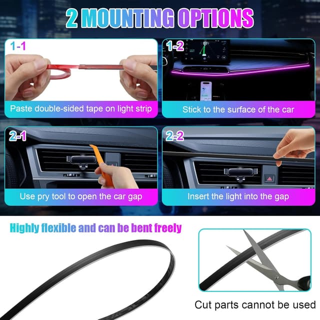 Thumbnail 3 de Suevut Tira LED 110 cm para coche