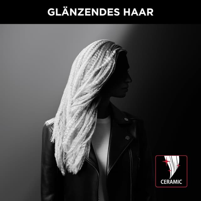 Detalle 2 de Rowenta x Karl Lagerfeld Looks Infinitos 9-in-1 CF422L – Haarglätter & Lockenstab mit Keramikbeschichtung