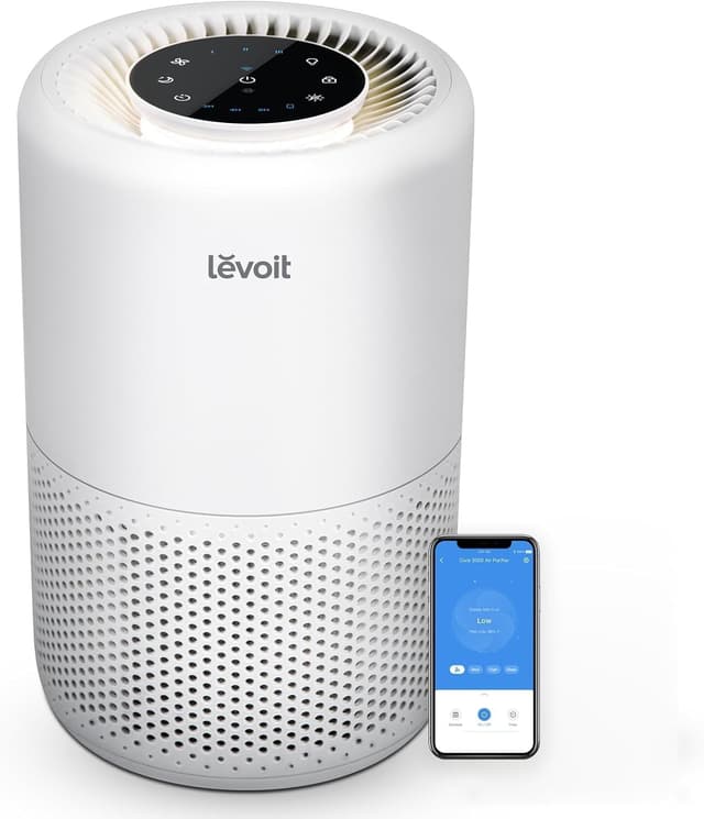 Detalle de LEVOIT Core 200S-P Air Purifier 140 ft² 🏠