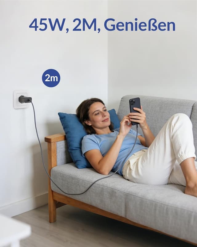 Thumbnail 2 de Samsung 45W USB C Ladegerät Schnellladegerät