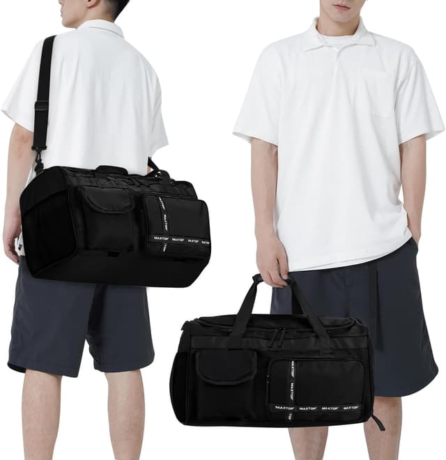 Detalle 2 de MAXTOP Women’s Travel Duffle Bag (Carry On Tote) with Shoe Compartment and Wet Pocket