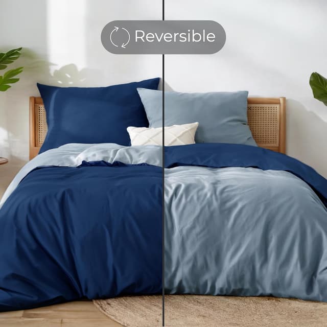 Thumbnail 3 de Dreamzie Housse 140x200 Réversible en coton