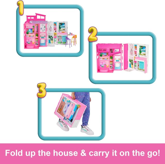 Detalle de Barbie Getaway House HRJ76 dollhouse playset