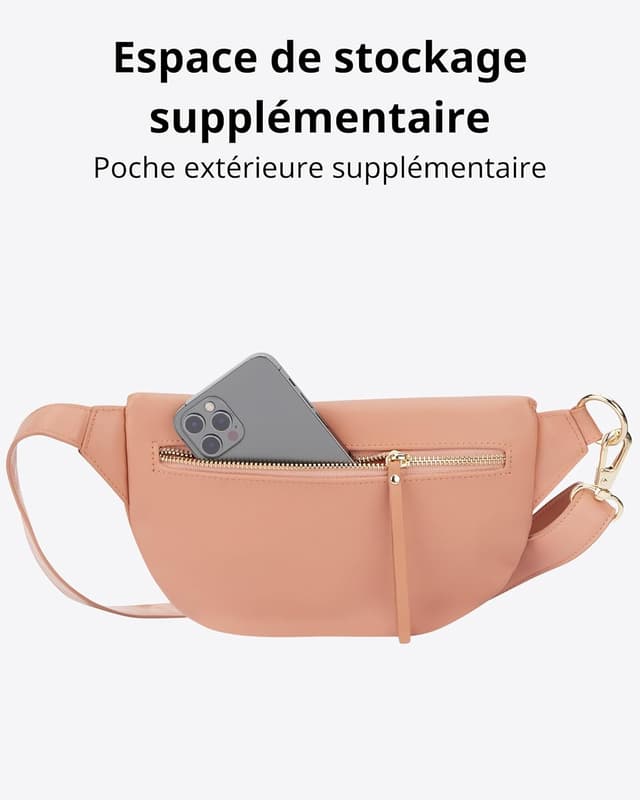 Thumbnail 4 de Expatrié Alice Small sac banane 24 cm