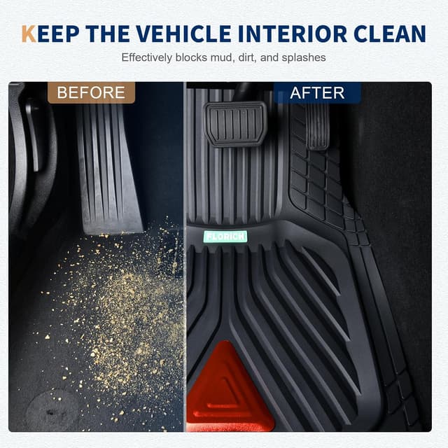 Thumbnail 6 de FLORICH Car Floor Mats 3-Piece All-Weather