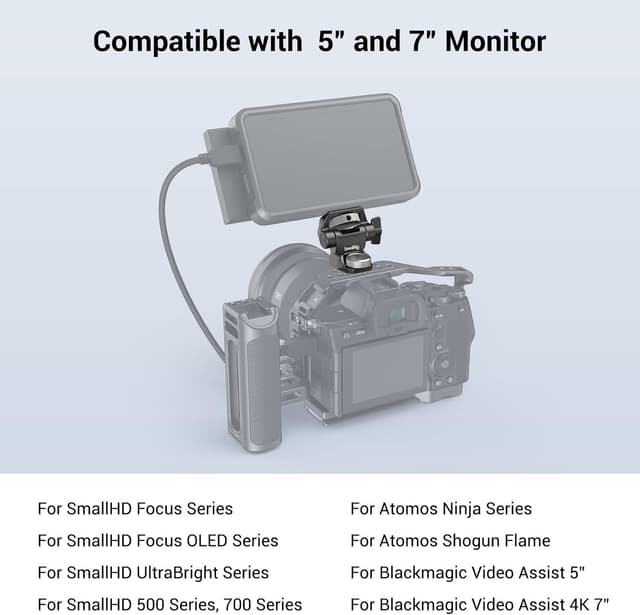 Thumbnail 4 de SMALLRIG 2903B supporto per monitor 5" 7"