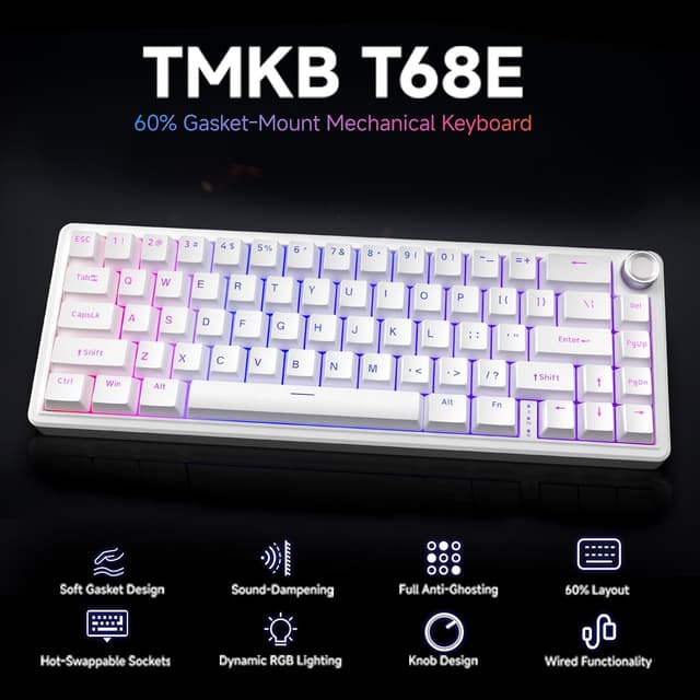 Thumbnail 1 de TMKB T68E Gaming Tastatur 66 Tasten ⌨