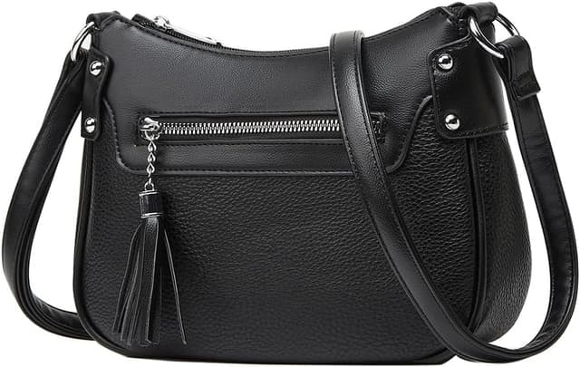 Detalle 2 de Schultertasche für Frauen: Kleine Umhängetasche & Crossbody mit verstellbarem, abnehmbarem Gurt