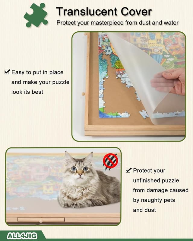 Thumbnail 5 de ALL4JIG 1500-Piece Rotating Puzzle Board đź§©