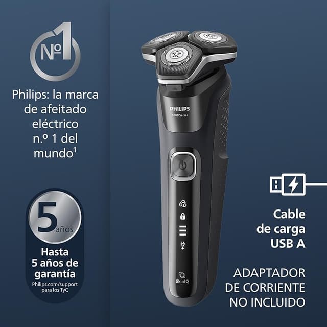 Thumbnail 1 de Philips Serie 5000 Afeitadora Hombre 🧔, 45 cuchillas, Recargable