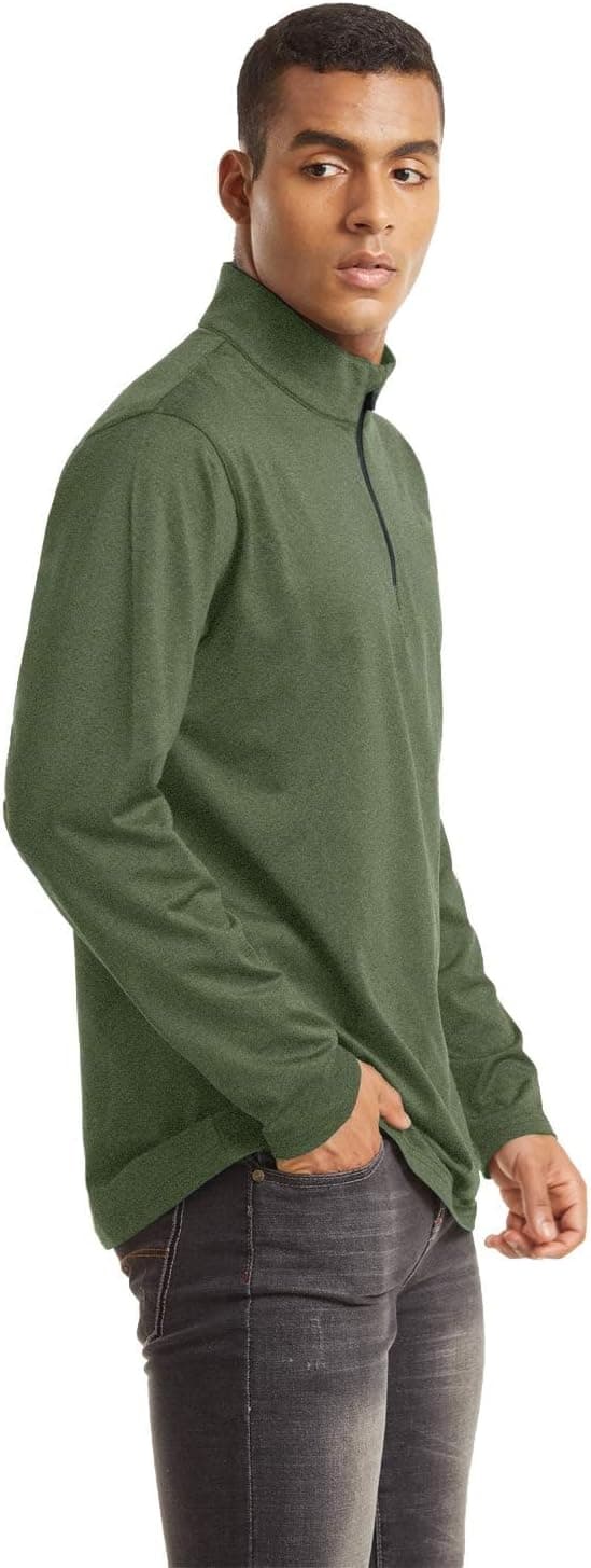 Detalle 2 de Fleece 1/4 Zip Funktionsshirt mit Stretch