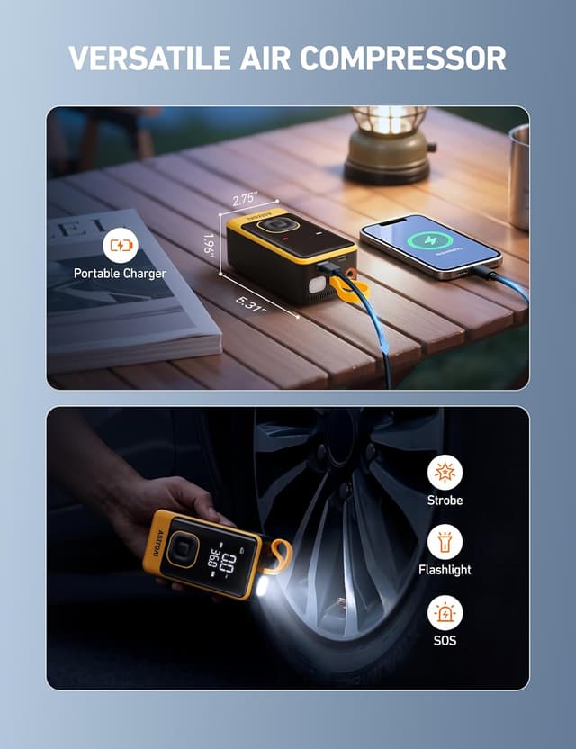 Thumbnail 4 de AstroAI L7 Air Inflator 150PSI