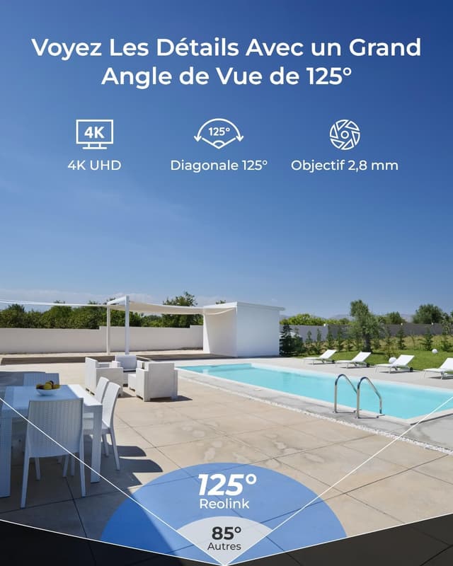 Detalle 2 de Reolink RLC-840WA caméra surveillance 4K