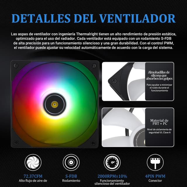 Thumbnail 5 de TR Frozen Notte 360 BLACK ARGB V2