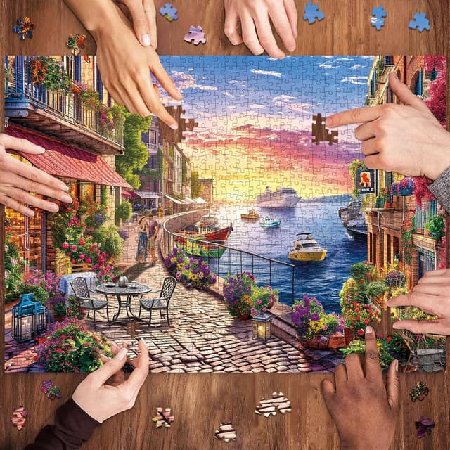 Detalle 2 de HUADADA Puzzle 1000 Teile 70×50 cm 🧩