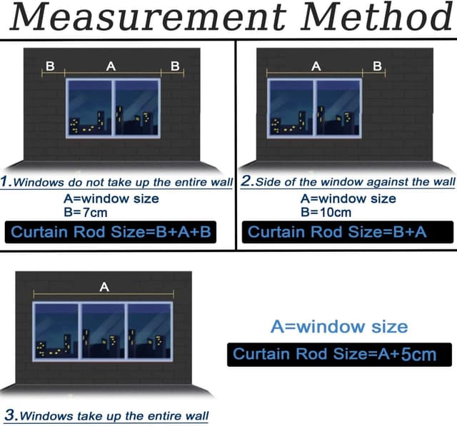 Thumbnail 5 de Venwemong Tringle rideau télescopique Ø25mm blanc 185–435 cm