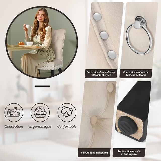 Thumbnail 2 de Lot de 8 chaises salle à manger YU YUSING