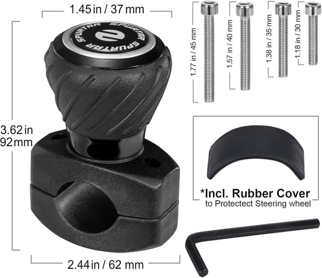 Thumbnail 3 de Spurtar Steering Wheel Knob Spinner 2Pack
